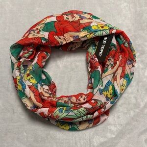 NWT Disney Loungefly The Little Mermaid Infinity Scarf